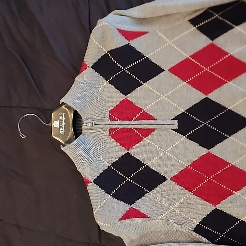 Nordstrom Half Zip Merino Wool Sweater